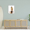 Stupell Industries Woman Draped Sun Hat Tropical Summer Vacation Framed Giclee Art - 3 of 4