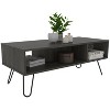 Coffee Table Minnesota, Two Shelves, Carbon Espresso Finish - 2 of 4