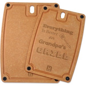 DOMETOUR Set of 2 Cutting Boards for Kitchen Dishwasher Safe, Composite Cutting Board with BPA Free, Reversible with Juice Grooves, Non-porous - 1 of 4