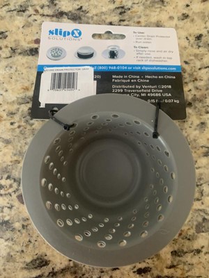 SlipX Solutions Water Drop Hair Catcher - Gray, 5 x 0.5 in - Fry's