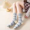 Anna-Kaci 3 Pairs Women's Mid-Calf Striped Casual Cotton Socks - 3 of 4