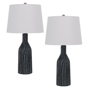 Cal Lighting 100W Irvington Ceramic Table lamp. Priced and Sold as Pairs - 1 of 1