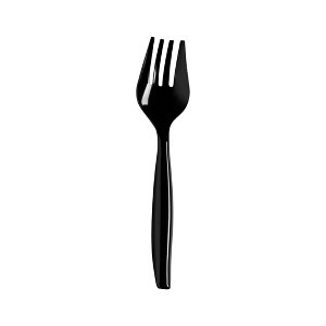 Smarty Had A Party Black Plastic Serving Forks - 300 pcs - 1 of 4