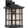 Quoizel Lighting Stonington 1 - Light Sconce in  Matte Black - 3 of 4