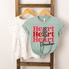 The Juniper Shop Heart Breaker Checkered Bolt Youth Short Sleeve Tee - 2 of 2