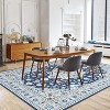 Washable Area Rug for Living Room, Bedroom, Dining, Vintage, Non-Slip, Stain-Resistant - 3 of 4