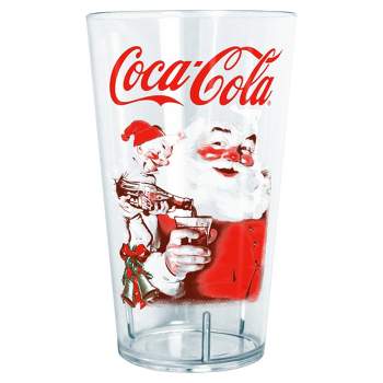 Genuine Coca Cola Large Cup Coke Drinking Glass 17 oz Glasses