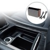 Unique Bargains Car Trash Can Portable Front Seats Trash Bin Assorted Color 1 Pc 9.8" Length 3.2" Width 6.3" Height Faux Leather - 2 of 4