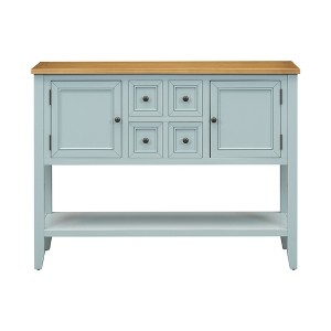 Bella Depot 46''W  Console Table with Four Drawers - 1 of 4