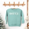 The Juniper Shop Merry Puff Print Youth Ultra-Soft Graphic Sweatshirt - 2 of 3
