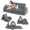 11Pcs Kids Play Couch, Modular Toddler Sofa Set for Creativity, Fort Building & Playroom or Bedroom Furniture - 2 of 4