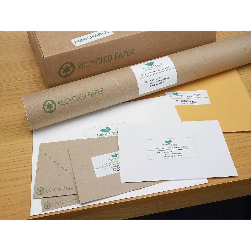 Avery EcoFriendly Laser/Inkjet Easy Peel Mailing Labels 1 x 2 5/8 White 3000/Pack 48460, 4 of 8