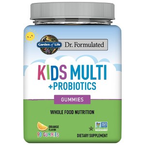 Garden of Life Kids' Multivitamin Gummies with Probiotics - 90ct - 1 of 4