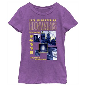 Girl's Harry Potter Life is Better at Hogwarts T-Shirt - 1 of 4