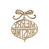 Hallmark Merry Christmas Bow Ornament Pin - 3 of 4