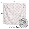 Sweet Jojo Designs Baby Girl Baby Muslin 100% Cotton Swaddle Blankets Ballerina and Ballet Bows Pink and White - 4 of 4