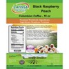 Larissa Veronica Black Raspberry Peach Colombian Coffee (Gourmet, Naturally Flavored, Whole Coffee Beans) (16 oz, ZIN: 563464) - 2 of 4