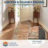 Promotion Sale!  Vintage Floral Area Rug, Machine Washable Boho Soft Low-Pile Carpet,  Living Room Bedroom - 3 of 4
