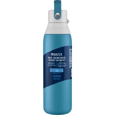 Blue 20oz Stainless Steel Insulated Water Bottle with Filtration