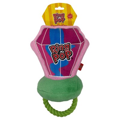 Bazooka Ring Pop Dog Plush Toy