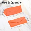 Unique Bargains Foldable PU Leather Magnetic Triangle Glasses Eyewear Case - 2 of 4