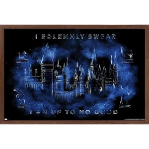 Trends International Harry Potter - Hogwarts Castle Magic Framed Wall Poster Prints - 1 of 4