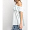 Women's Bow Off-the-shoulder Top - Easel M - 3 of 4