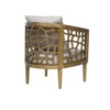 VYNXARIA Solid wood and plywood frame Accent Chair with cushion£¬LIGHT GREY - 4 of 4