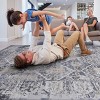ChicFurnit Rugs 5'x7' Vintage Waterproof Extra Large Area Rugs Carpet Non-Slip Rug Pads Washable Rug for Indoor Room, Multicolored, 90"*63"*0.28" - 4 of 4
