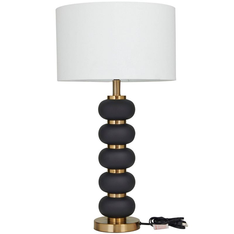 28" x 15" Metal Orbs Style Base Table Lamp with Drum Shade - CosmoLiving by Cosmopolitan, 4 of 7