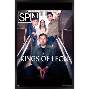 Trends International SPIN Magazine - Kings of Leon 21 Framed Wall Poster Prints - 1 of 4