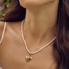 Bearfruit Jewelry Gleam Cultured Pearl Necklace with Heart Shaped Charm Pendant - 3 of 4