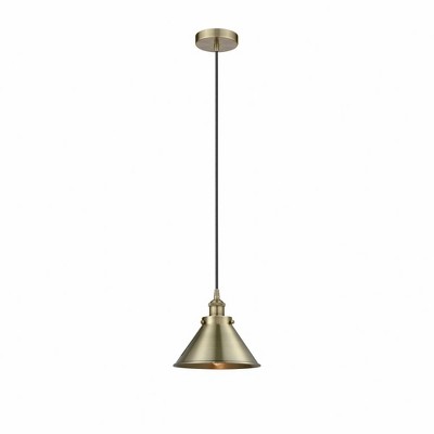 Briarcliff - 1 Light Cord Hung Mini Pendant In Modern Style-9.25 Inches Tall and 10 Inches Wide