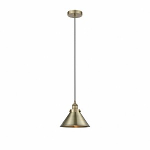 Briarcliff - 1 Light Cord Hung Mini Pendant In Modern Style-9.25 Inches Tall and 10 Inches Wide - 1 of 1