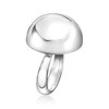 Ross-Simons Italian Sterling Silver Dome Bead Ring - 3 of 4