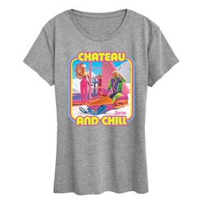 Women's - Barbie - Retro Chateau And Chill-Women's Short Sleeve Graphic T-Shirt Short Sleeve Graphic T-Shirt - 1 of 4