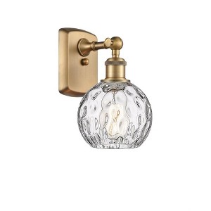 Athens Water Glass - 1 Light Wall Sconce In Industrial Style-11 Inches Tall and 6 Inches Wide - 1 of 1