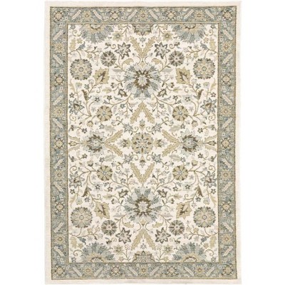Oriental Weavers Andorra 8918I Stone/ Ivory Indoor Area Rug - 1'10" x 3'2"