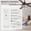 Airsurfer 52" 6 Speed Ceiling Fan with Reversible Motor & Memory Function,Ceiling Fan with 5  Plywood Blades,Remote Control Included - 4 of 4