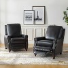 Set of 2 Theresa Modern Upholstery Genuine Leather Recliner with Nailhead Trim for Living Room and Bedroom| ART OF LIVING DESIGNS - 3 of 4