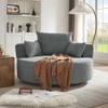 Whisen 360° Swivel Barrel Chair with Removable Pillows - 3 of 4