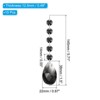 Unique Bargains Hanging Ornament DIY Craft Teardrop Crystal Chandelier Pendant Beads 5.71" x 1.5" 10 Pcs - 2 of 4