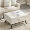 NicBex Modern Square Convertible Storage Ottoman Bench, Mid Century Coffee Table Assembled for Living Room Entryway - 2 of 4