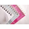 Clairefontaine Wirebound Notepad - Graph 80 sheets - 3 1/4 x 5 1/2 - Assorted Colors - 3 of 4