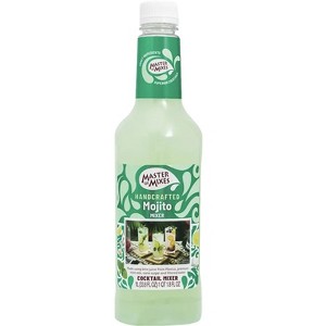 Master of Mixes Mojito Drink Mix - Ready to Use - 1 Liter Bottle (33.8 Fl Oz) - Mixer Perfect for Bartenders and Mixologists - 1 of 4