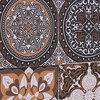 Unique Bargains PVC Tile Stickers 3.94"x3.94" Black White 24 Pcs - 2 of 4