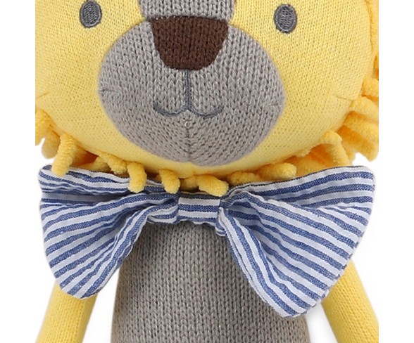 Peanut Shell Leon the Lion Knit Plush