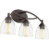 Quorum Lighting Barkley 3-Light Oiled Bronze Fan with Shade - 3 of 3