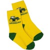 John Deere Truck 7 Pack Non-Slip Grip Crew Socks Infant - 3 of 4