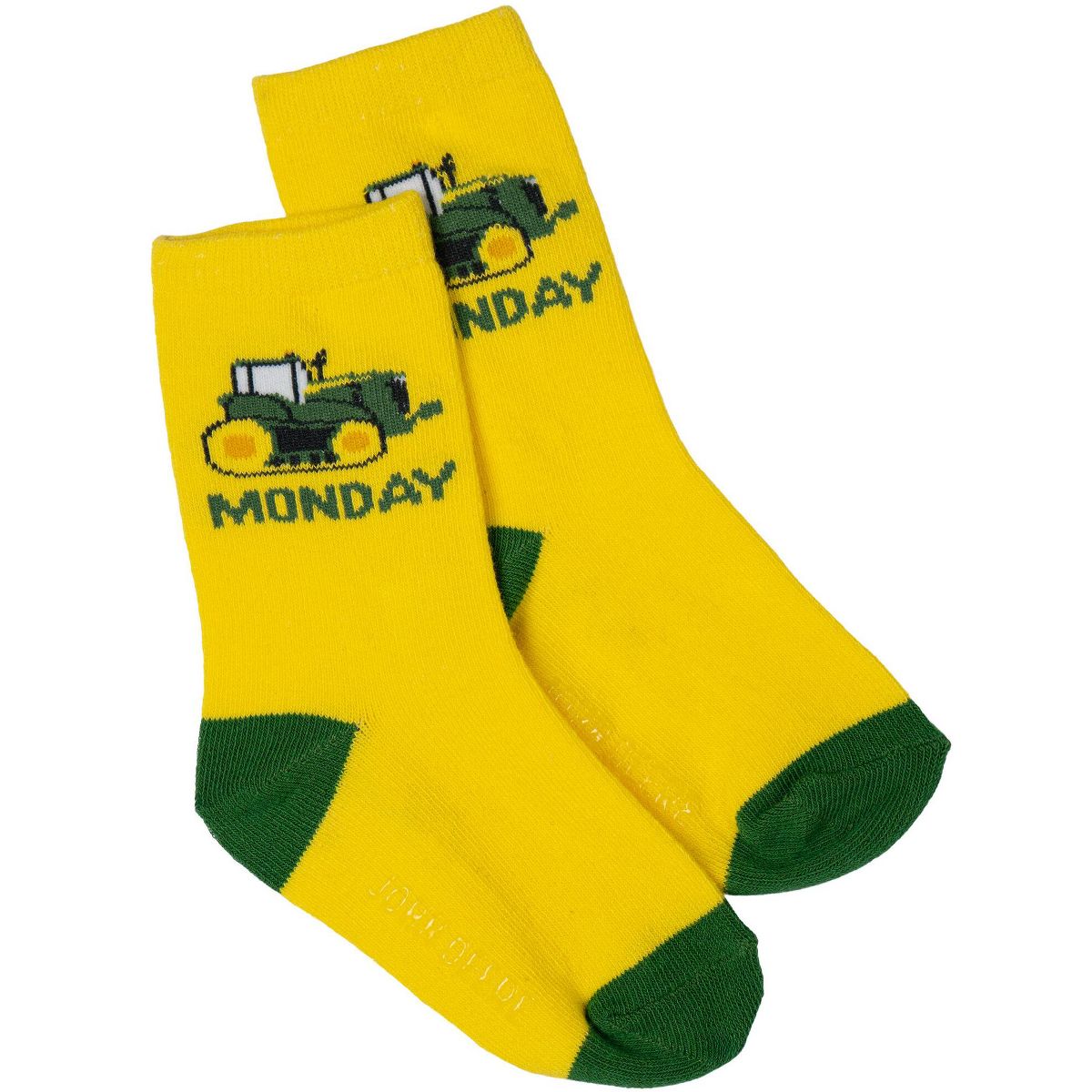 John Deere Toddler Boys' Non-Slip Grip 7-Pack Crew Socks - thumbnail 5